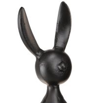 Product Edge Stool Rabbit Easter Bunny Metal Black 12×11×34cm