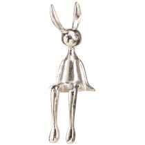 Product Edge Stool Rabbit Easter Bunny Metal Silver 12×11×34cm