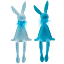 Product Easter decoration, rabbit shelf sitter, ideal as charming spring table decoration, 27cm, 2 pieces