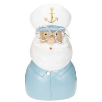 Product ProductName  
Maritime Captain Decorative Figure with Glasses and Hat – 16cm  

ProductDescription  
<div>  
<h2>Charming Maritime Captain Ornament for Nautical Décor</h2>  
<p>  
This 16cm decorative captain figure is the perfect addition to a home with 