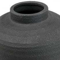 Ceramic Vase Black Decorative Vases Large Ø18.5cm H40cm