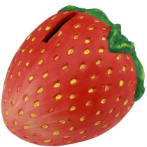 Product Ceramic money box strawberry decoration 17 × 13.5 × 13.5cm