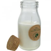 Candle in a glass soy wax lantern Soy candle white H12cm