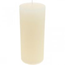 Product Pillar candles colored cream white 85×200mm 2pcs