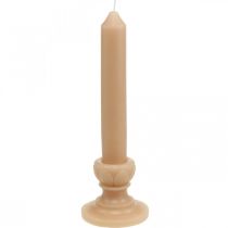 Deco Rod Candle Salmon Nostalgic Candle Decoration Wax Solid Colored 25cm