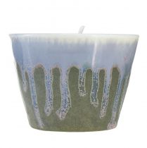 Product Citronella candle in pot ceramic vintage green Ø8.5cm