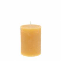 Product Colored candles honey color 60×80mm 4pcs