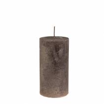 Product Solid coloured candles copper metallic 50×100mm 4pcs