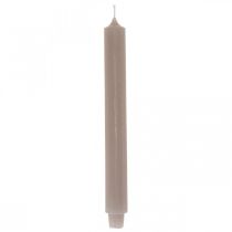 Product Candle long table candle rod candle gray Ø3cm H29cm