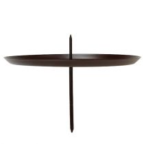 Product Candle Holder Brown Ø8cm 4 pcs