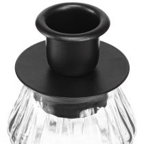Product Candle holder glass for taper candles Christmas tree 13.5cm 2pcs