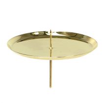 Product Candle Holder Gold Ø10cm 4 pcs