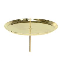 Product Candlestick gold Ø10cm 4pcs