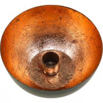 Product Black and bronze candle holder, taper candle holder, Ø13cm H6cm