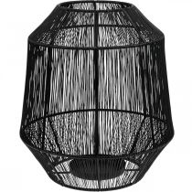 Product Candlestick Black Deco Lantern Wire Basket Ø24cm H28cm