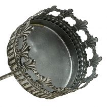 Product Candle holder silver antique Ø7cm H12cm 1 pc