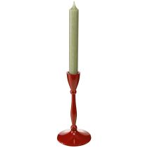 Product Candle holder for taper candles Taper candle holder Red H17cm
