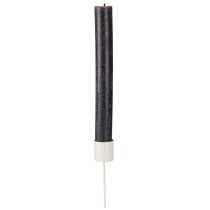 Product Candle holder for thick taper candles, metal, beige, 3.8 x 14 cm, 4 pieces