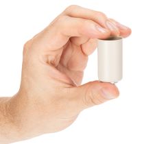 Product Cream White Magnetic Taper Candle Holders Set of 4, 25mm Diameter