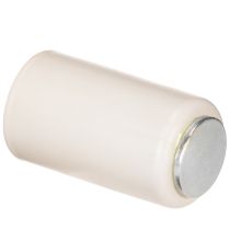 Product Cream White Magnetic Taper Candle Holders Set of 4, 25mm Diameter