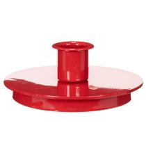 Product **Red Metal Candle Holders for Taper Candles, 10cm, Set of 2**
```html
<h2>Compact Red Metal Candle Holders for Taper Candles</h2>
<p>
This set of two red metal candle holders is a stylish and functional addition to your home decor. Designed to hold tap