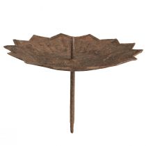 Product Candle holder for sticking Ø11cm H8cm rust effect 4pcs