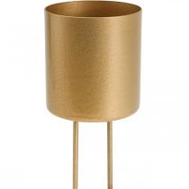 Product Candle holder for sticking gold tealight holder metal Ø5cm 4 pcs