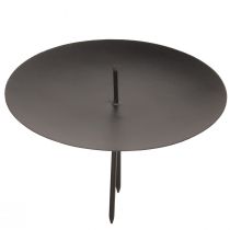 Product Candle holder for sticking metal for Advent black Ø8cm 4 pcs