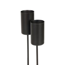 Product Candle Holder Advent Wreath Candle Holder Black 2.2×4cm 4 pcs