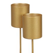 Product Candle holder mandrel candle holder stick gold 3.5×4cm 4 pcs
