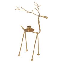 Candle holder metal deer decorative candlestick H38.5cm