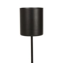 Candle holder for plugging candle holder black Ø3.5cm 4 pieces