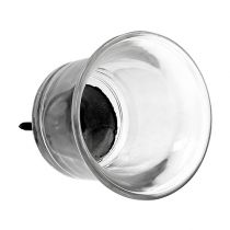 Product Candle holder for tealight glass clear Ø6cm H10cm 2pcs