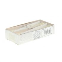 Product Candle holder for taper candles narrow gold Ø2.2cm H15cm 4pcs