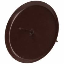 Product Candle Holder Brown Ø6cm 4 pcs