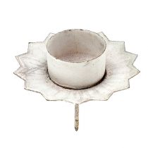 Product Candle holder for tealight Tealight holder Cream Ø9cm 4pcs