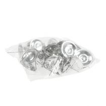 Product Candle holder with thorn silver Ø5cm 36 pcs