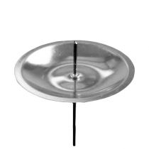 Product Candle holder with spike silver Ø8cm 16 pcs