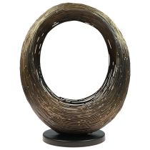 Candlestick metal decorative sculpture tealight holder H45cm