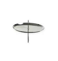 Product Candle Holder Silver Ø7cm 4 pcs