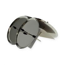 Product Candle holder silver Ø8cm 4 pcs