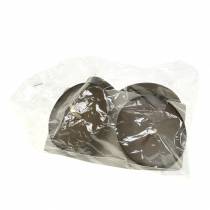 Product Candle holder for sticking 8cm brown 4 pcs