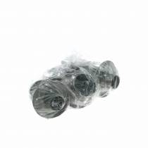 Product Step candle holder set silver antique Ø9.5–10.5cm H7–14cm 4pcs