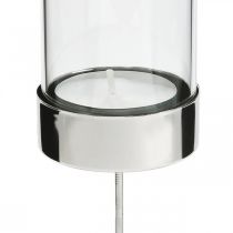 Product Candle holder for sticking metal/glass Ø5cm H14cm 4 pcs
