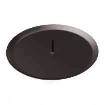 Product Candle holder for sticking Black candle holder Advent Ø6cm 4 pcs
