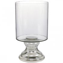 Product Wind light glass candle glass tinted, clear Ø20cm H36.5cm