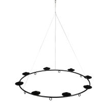 Product Candlestick black hanging candlestick candle holder Ø39cm