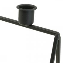 Product Candlestick Black Candlestick Advent wreath L38cm H31cm