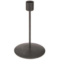 Product Candlestick metal candle holder antique brown H16cm 2pcs