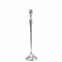 Product Candlestick antique silver H31cm